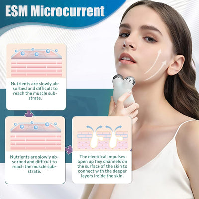 EMS Facial Lifting Microcurrent Roller